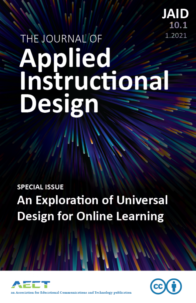 Adopting and Applying the Universal Design for Learning Principles in Online Courses